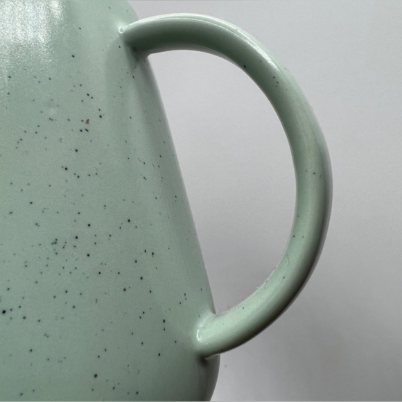 DOTING DOG WHISPERER SPECKLED TEAL GREEN ANTHROPOLOGIE MUG LOVE NEW - Picture 8 of 13